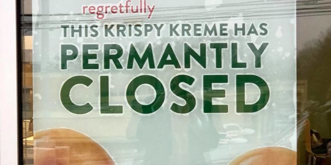 Cookeville Krispy Kreme Suddenly Closes