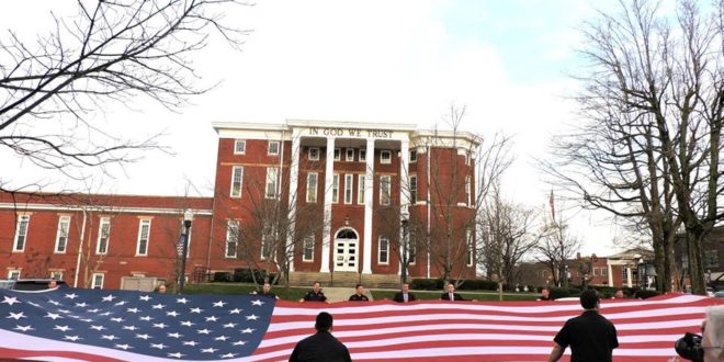 World Memorial Flag Visits Cookeville Today