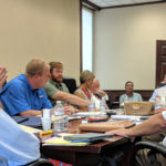 Cookeville City officials discuss agenda items ahead of Thursday's Council meeting at 5:30 p.m. (Photo: Logan Weaver)