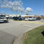 Two people were killed and a potential suspect flown to Erlanger Medical in Chattanooga following a shooting at the Cumberland County School Bus Garage Friday afternoon (Photo: Logan Weaver)