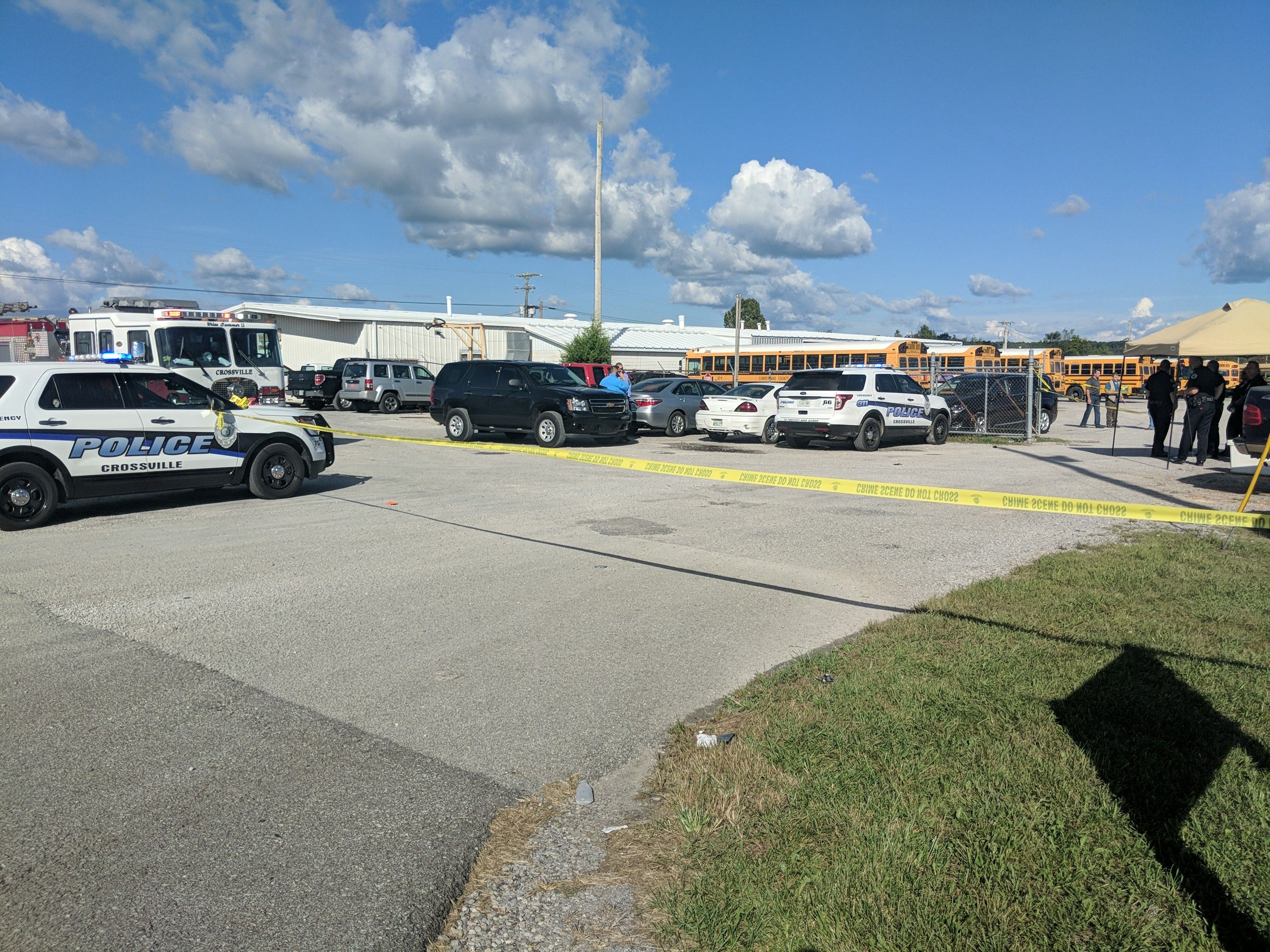 Image result for Two dead, another wounded in Cumberland Co. shooting at school bus garage parking lot