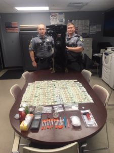 White County Sheriff's Deputies and K9 Delta seized several drugs, paraphernalia, and over $4,300 cash Friday on Fairview Circle (Submission: WCSO)