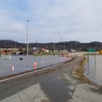 Livingston Academy will reroute traffic into and out of the school following heavy flooding along Bradford Hicks Drive.