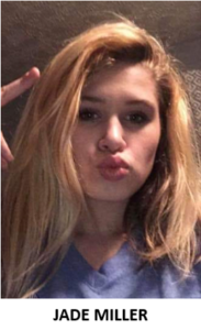 16-year-old Jade Miller was last seen at her Lake Tansi home March 12. She was last seen near Cleveland and Dalton, Georgia. (Photo: Cumberland County Sheriff's Office)