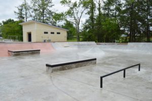 Crews are putting the finishing touches on Cookeville's new skate park ahead of the June 20 grand opening. (Photo: Cookeville Leisure Services Facebook)