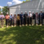 HRS and LHP officials, along with community leaders and Walnut Village residents, break-ground to begin the renovation process on several units over the next year (Photo: Logan Weaver)