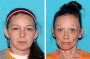 TBI officials are searching for Sonya Allen and Tiffany Meadows after issuing an endangered child alert in Algood (Photos: TBI)