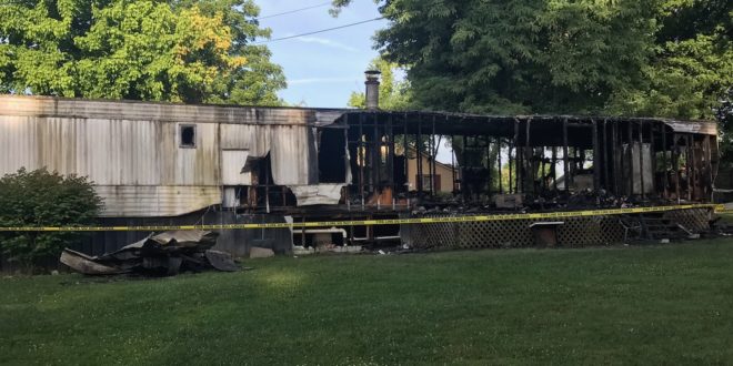 Fire Destroys Single-Wide Trailer In Monterey