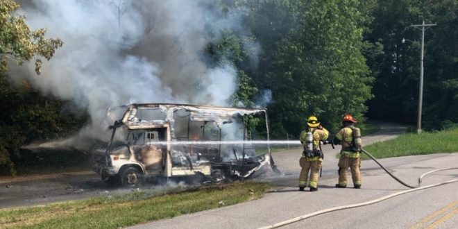 RV Destroyed By Fire In Cookeville