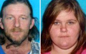 45-year-old Michale Christian (left) and 25-year-old Amanda Essex (right) are wanted by the TBI for custodial interference (Photos; TBI)