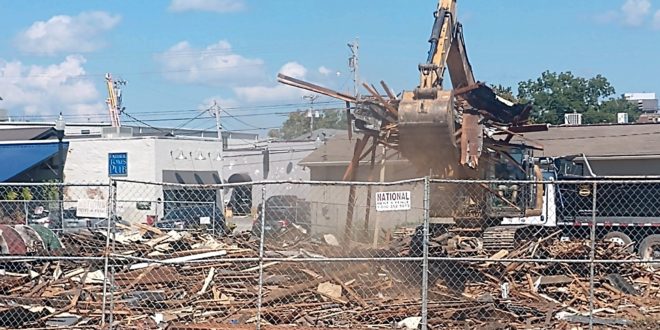 Former Whitson Hardware Building Demolished